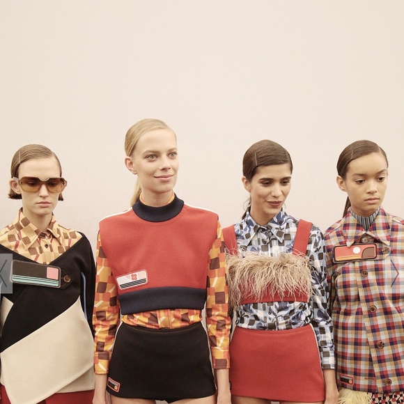 Prada/ Floral Long Sleeve Top/Shirt / Size Small - Picture 11 of 11